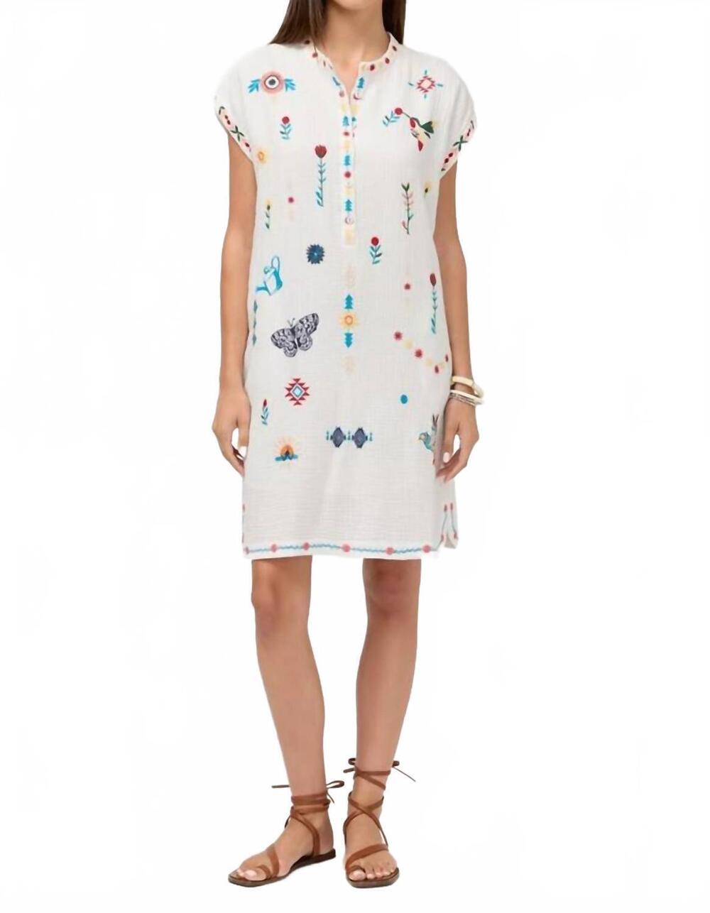 NEW JOHNNY WAS mishti dress in white